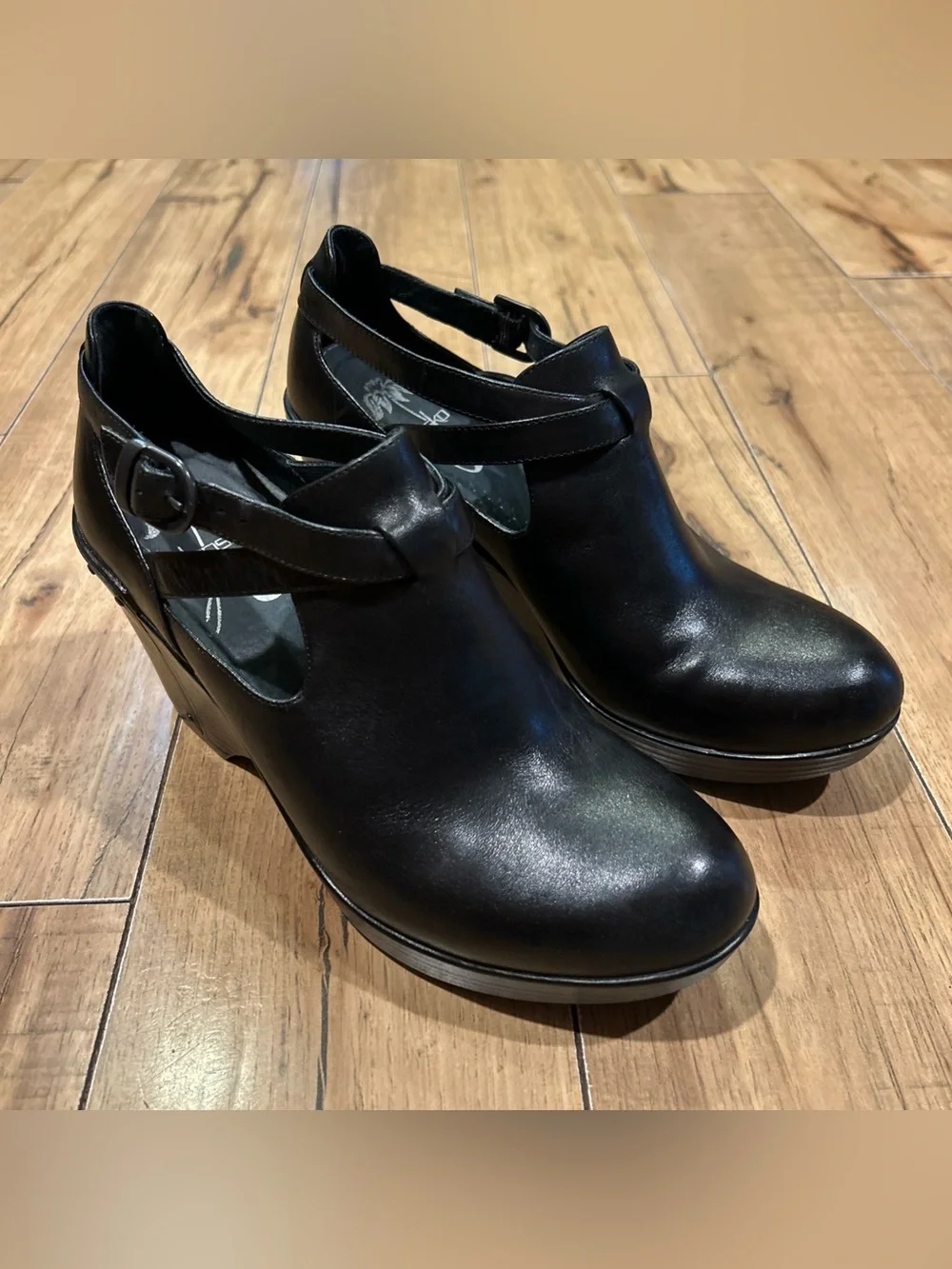 Dansko Franka Wedge Bootie 39 Black LN